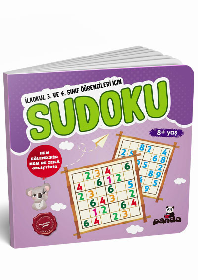 8 Yaş Sudoku - 3. ve 4. Sınıf Öğrenciler İçin